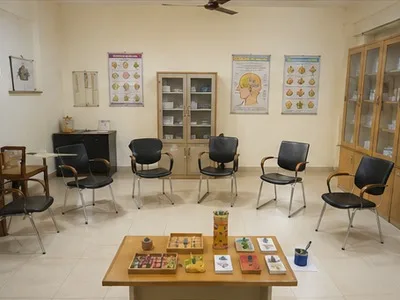 Psychology laboratory — testing apparatus and observation tools